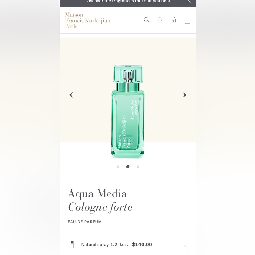 Maison Francis Kurkdjian Aqua Media